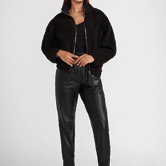 Cozy Full Zip Sherpa Sweatshirt - Picture 2 of 4